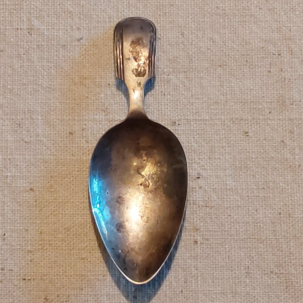 Antique Silver Tea Caddy spoon
